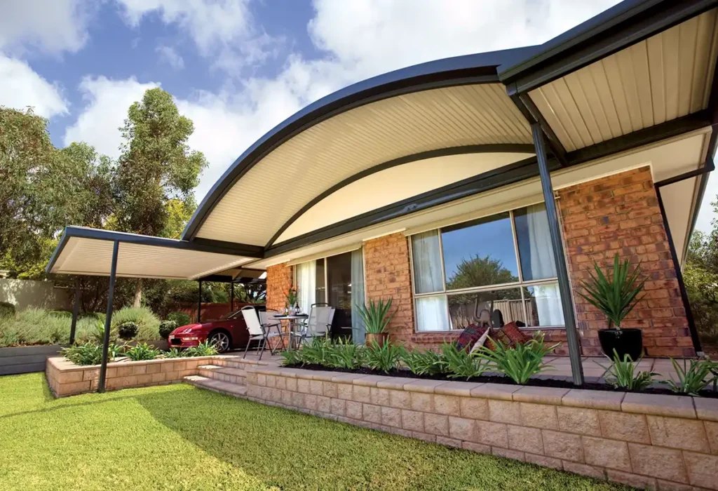 Patios Verandah Carport Outback Curved 03